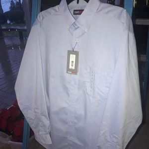 NWT. French blue oxford button down shirt.